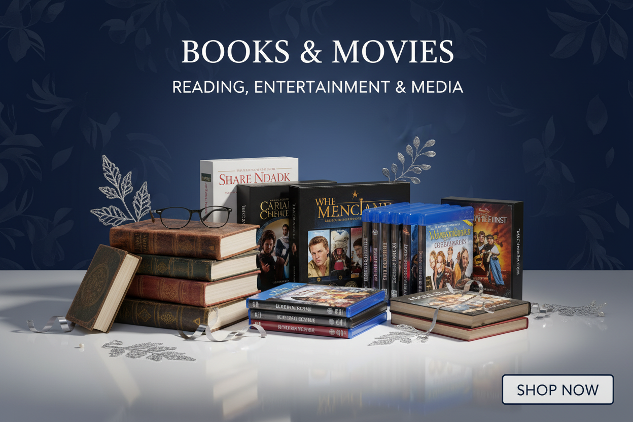 Books & Movies Collection Banner