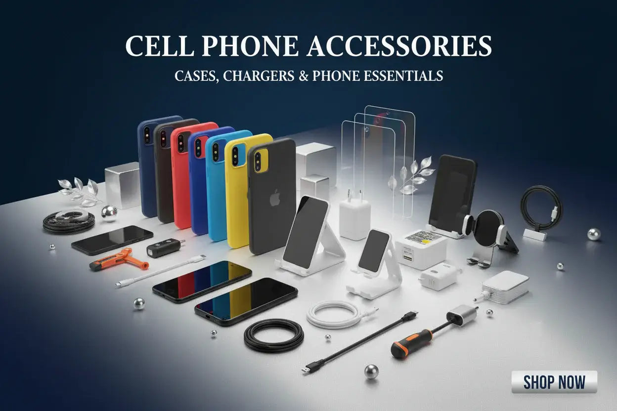 Brand-new cell phone cases, chargers, and phone accessories at More4less Outlet – Burlington, KY