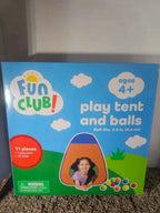 Fun Club Play Tent & Ball Set (11-Piece)