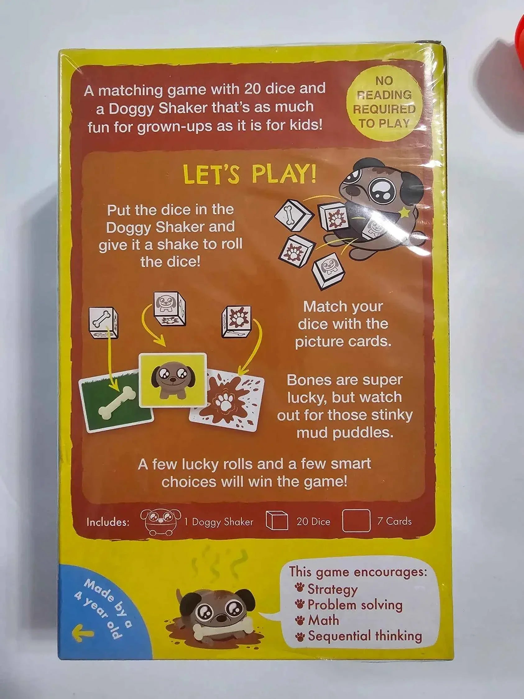 You Little Stinker Dog Dice Matching Game - Family Fun Ages 4+