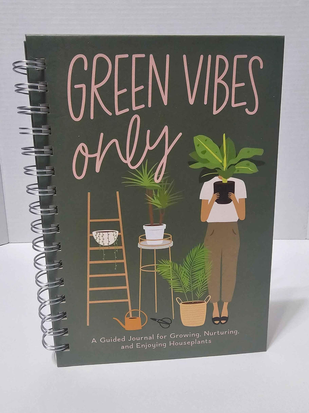 Green Vibes Only Guided Journal for Houseplant Care