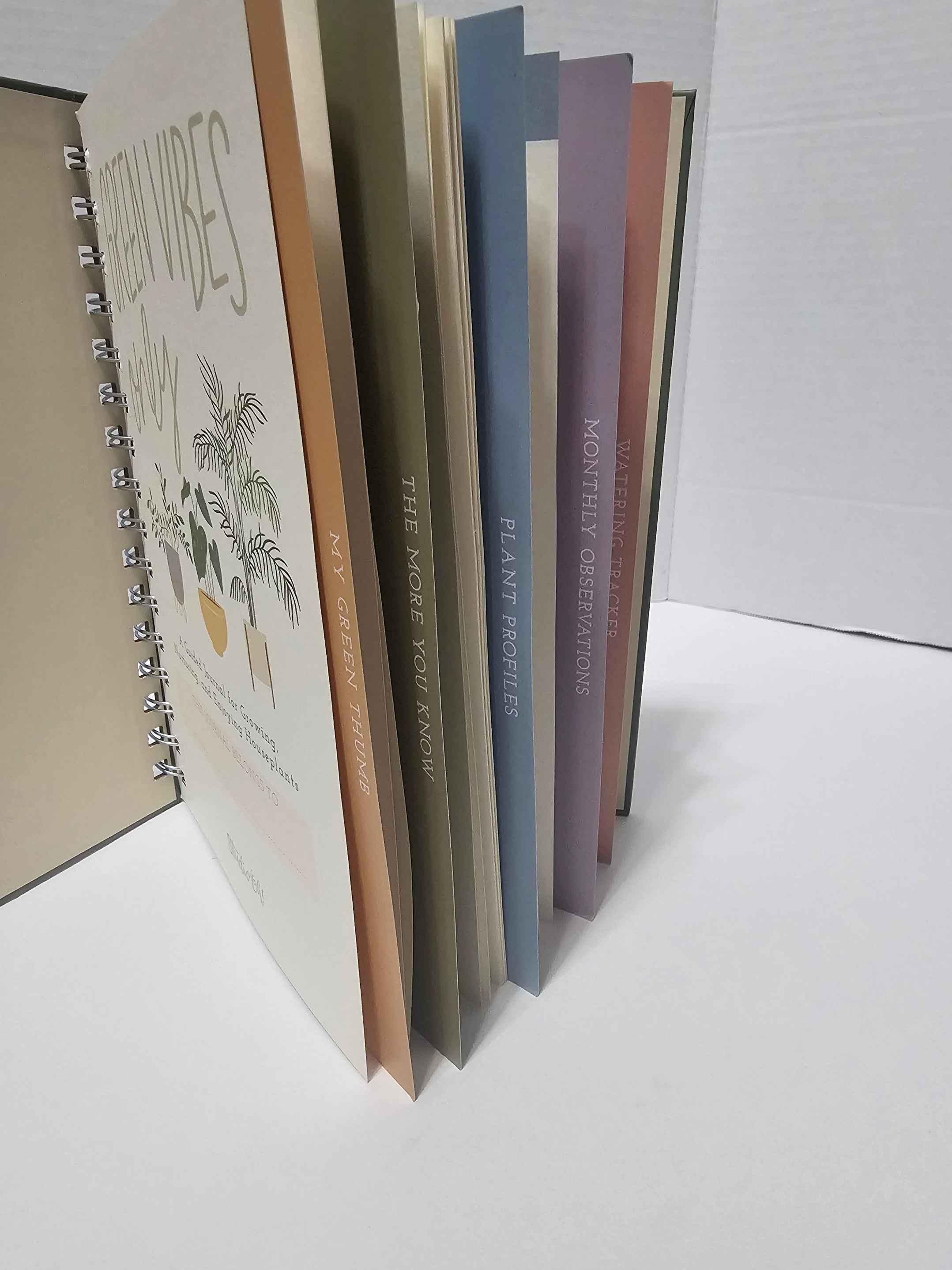Green Vibes Only Guided Journal for Houseplant Care