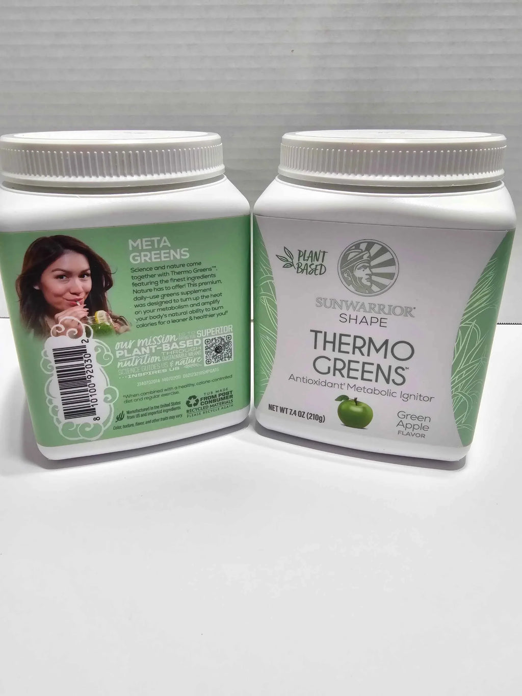 Sunwarrior Shape Thermo Greens - Green Apple Flavor - 7.4 oz
