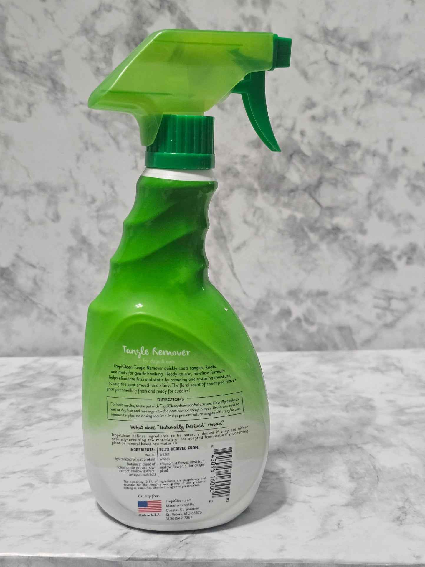TropiClean Sweet Pea Tangle Remover for Dogs & Cats | 16 oz