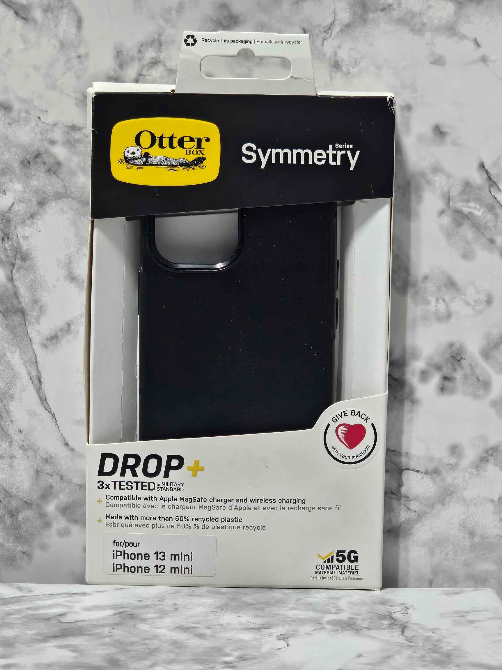 OtterBox Symmetry Series Case for iPhone 13 Mini & 12 Mini - Black