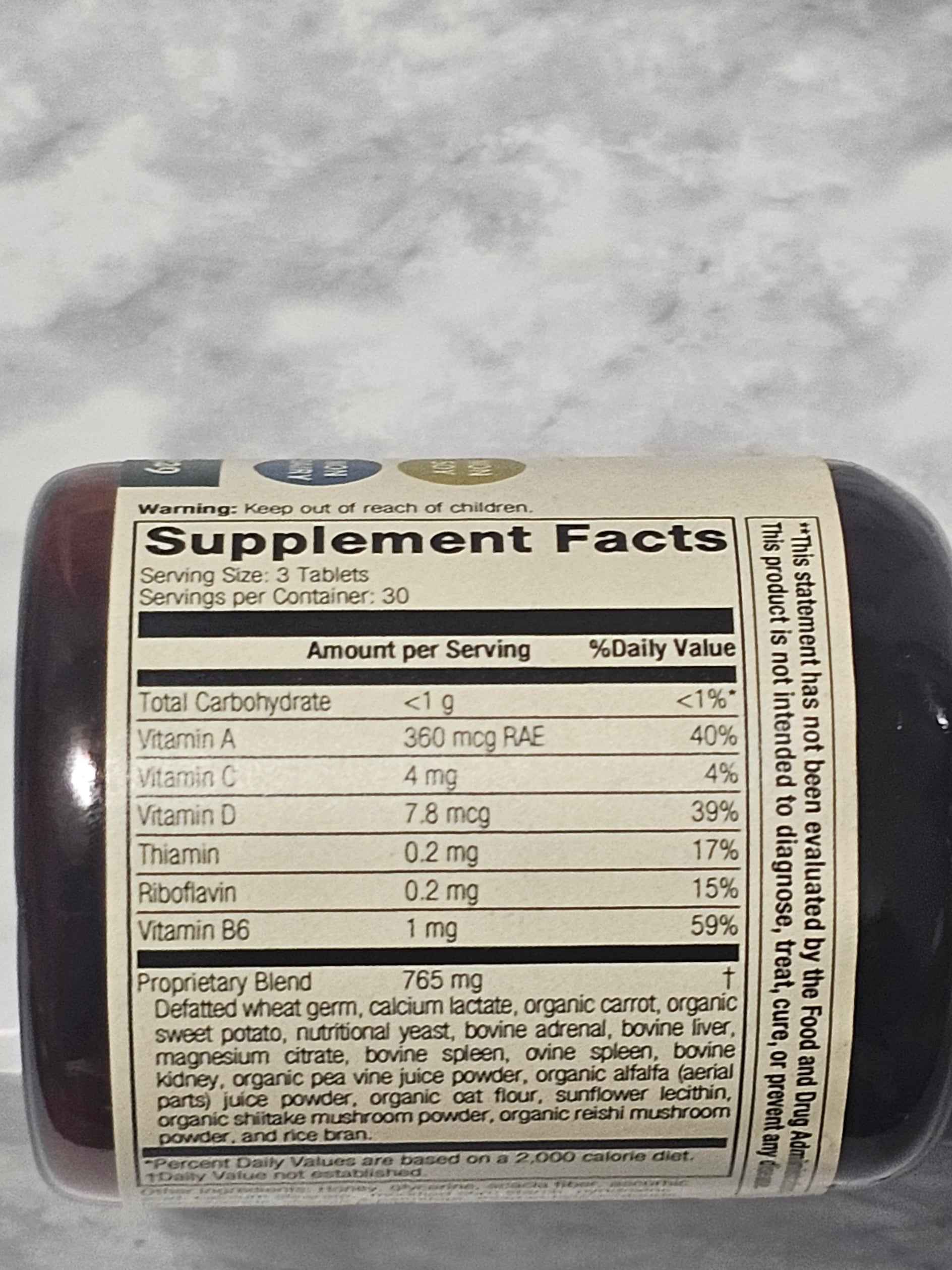 Standard Process Catalyn Whole Food Supplement - 90 Tablets