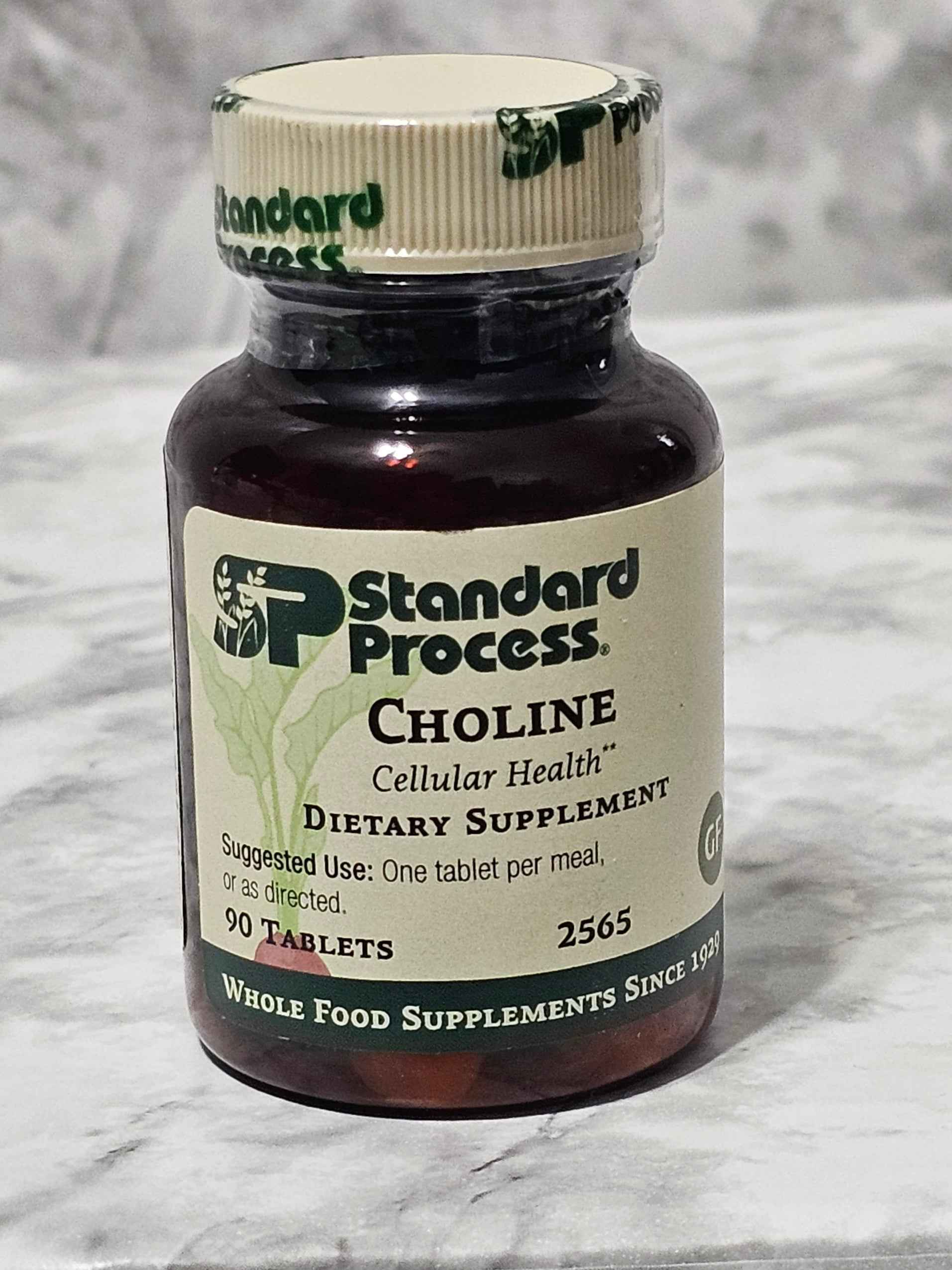 Standard Process Choline Essential Nutrient Supplement - 90 Tablets