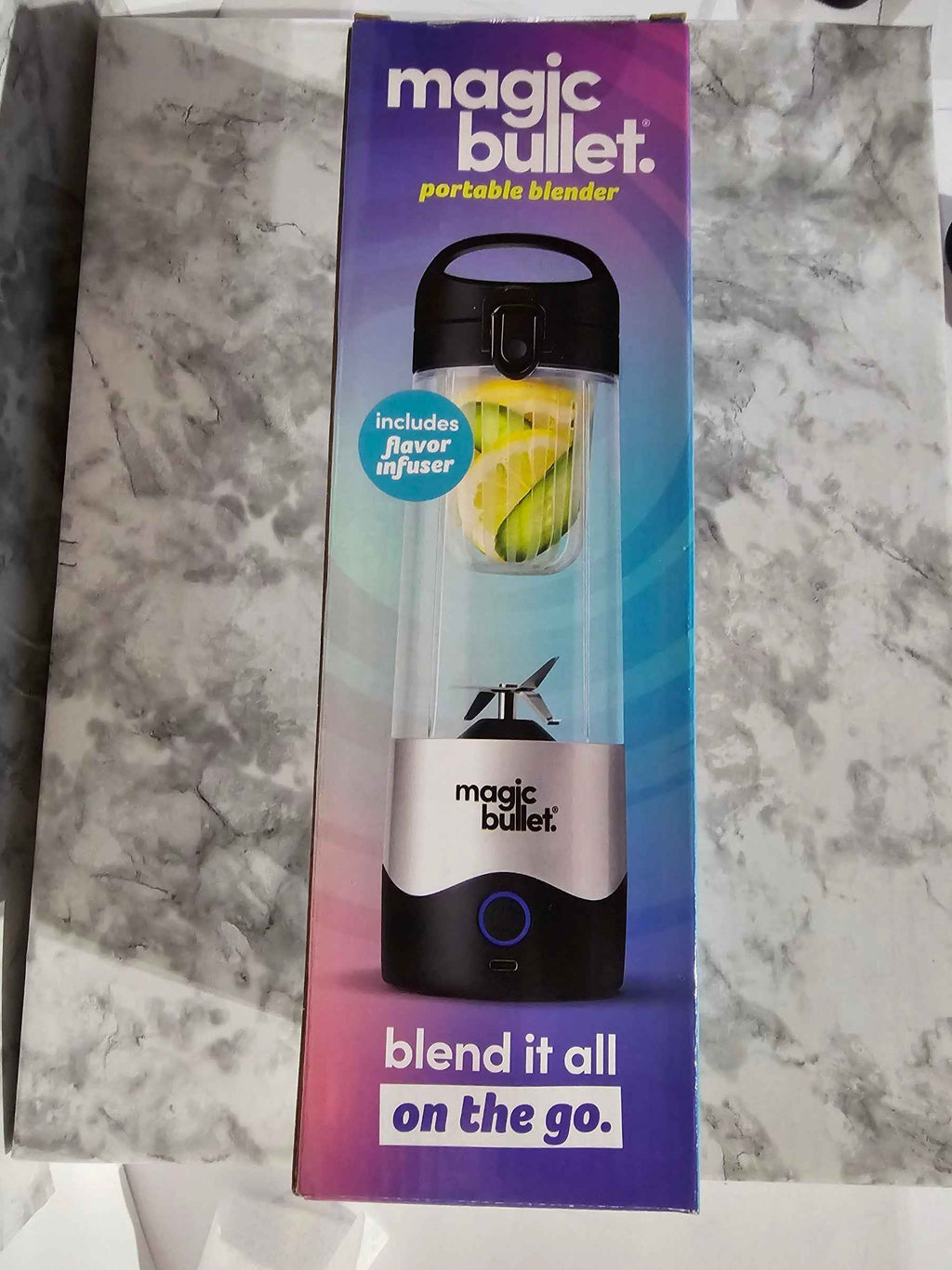 Magic Bullet Portable Blender 16oz - USB-C Rechargeable with Flavor Infuser