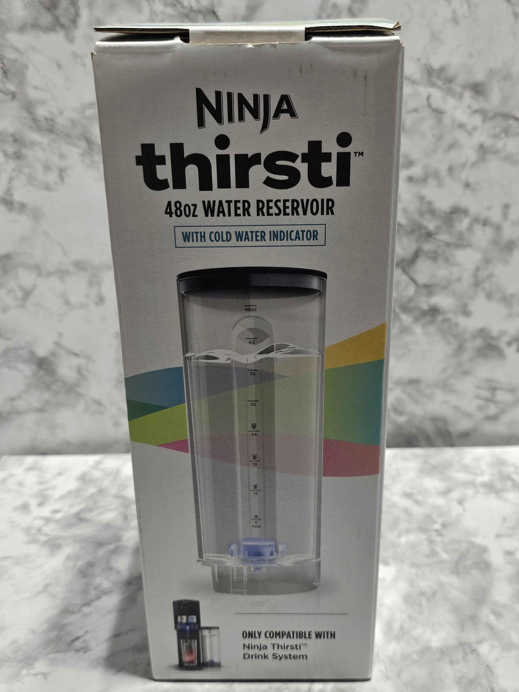 Ninja Thirsti 48oz Water Reservoir with Cold Water Indicator