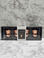 Silver One 4-Pack Hammered Copper-Finish Stainless Steel Shot Mugs