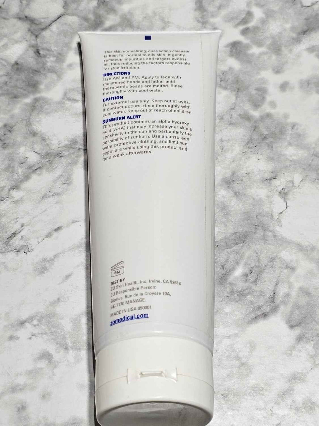 ZO Medical Oilacleanse Exfoliating Cleanser 8oz Obagi Skin Health