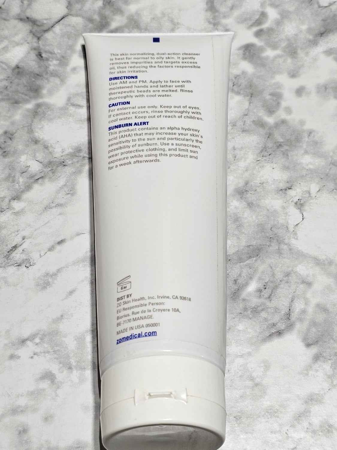 ZO Medical Oilacleanse Exfoliating Cleanser 8oz Obagi Skin Health