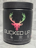 Bucked Up Strawberry Kiwi pre-workout, 314.4 g tub.