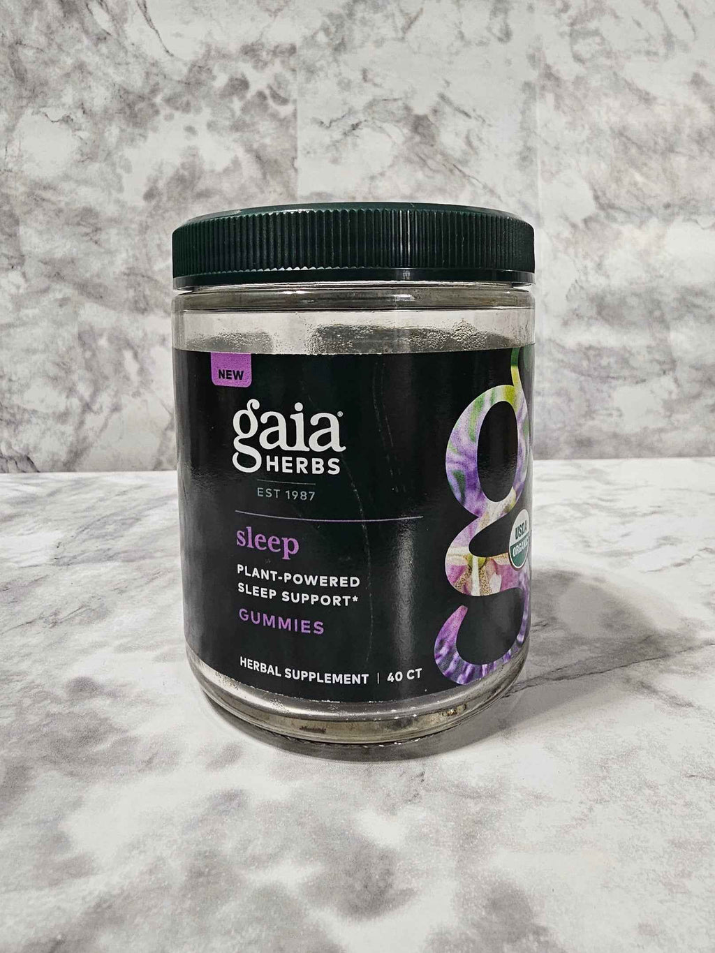 Gaia Herbs Sleep Gummies Organic Plant-Powered Support - 40 Count