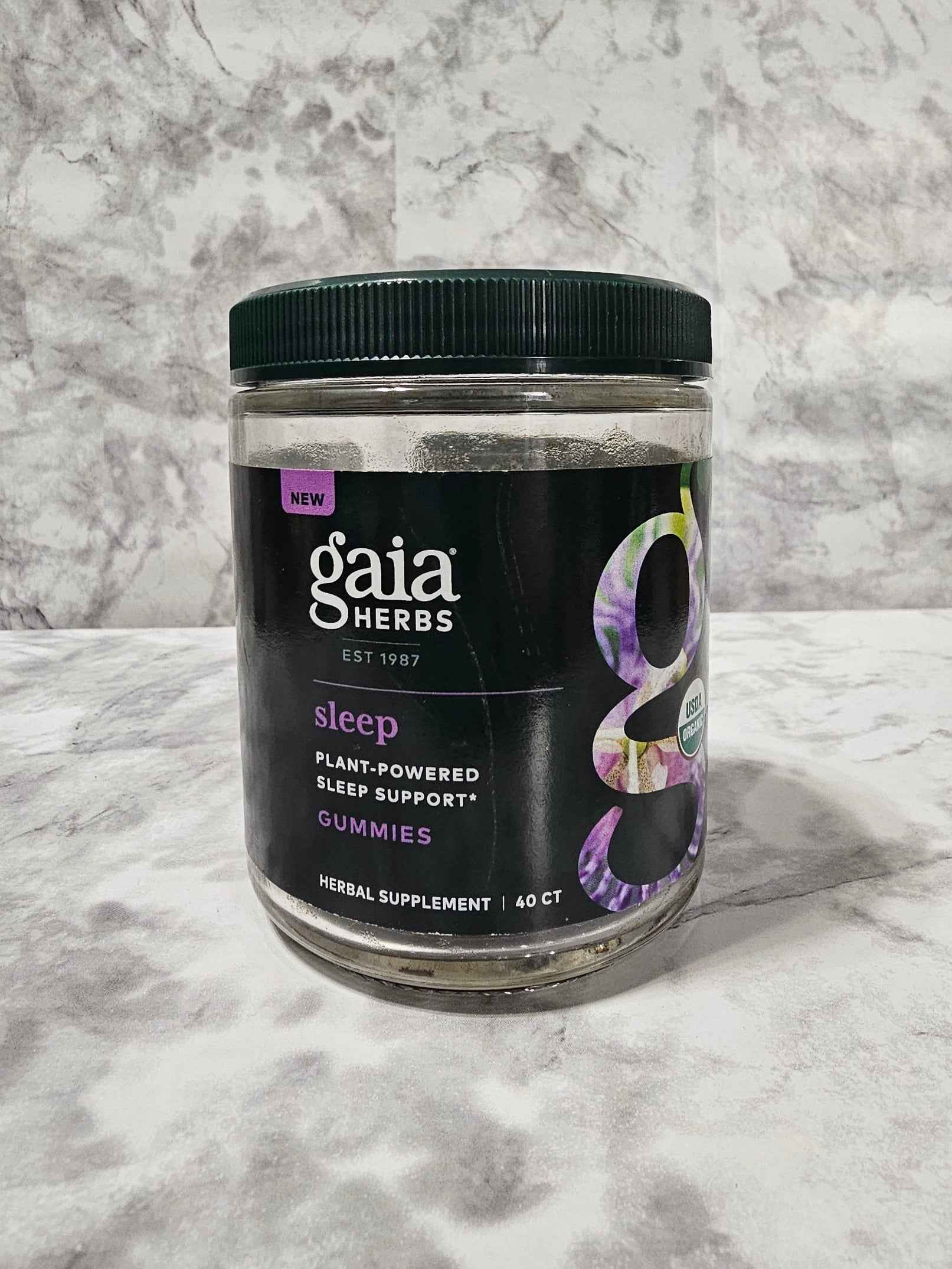 Gaia Herbs Sleep Gummies Organic Plant-Powered Support - 40 Count