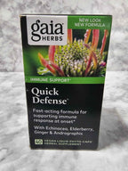Gaia Herbs Quick Defense Immune Support - 40 Vegan Liquid Phyto-Caps