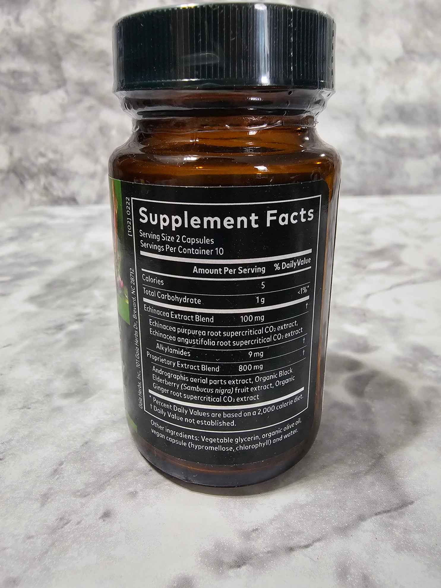 Gaia Herbs Quick Defense Phyto-Caps Echinacea & Elderberry - 20 Count
