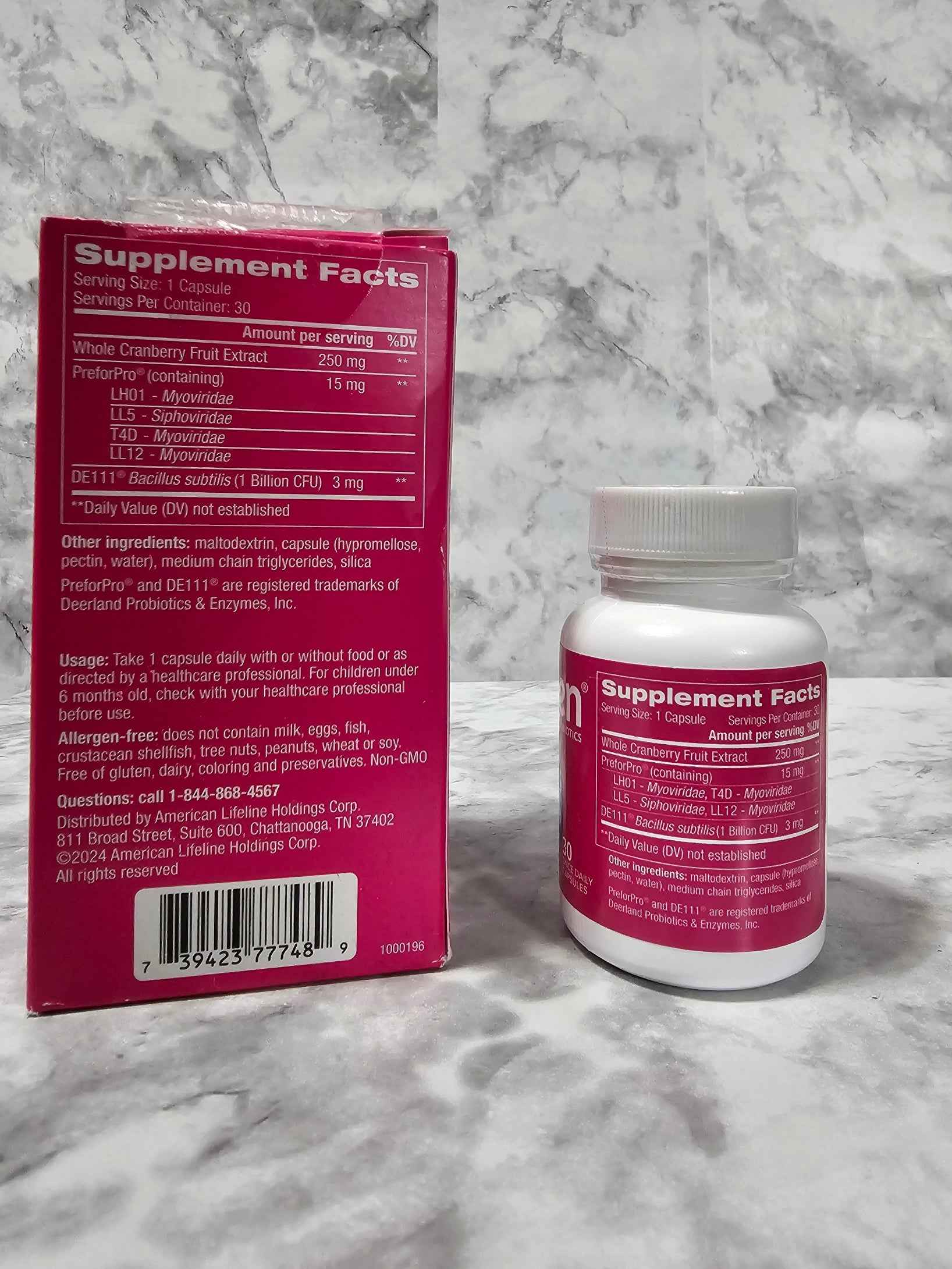 Florajen Women's Triple Action Probiotic & Cranberry - 30 Count
