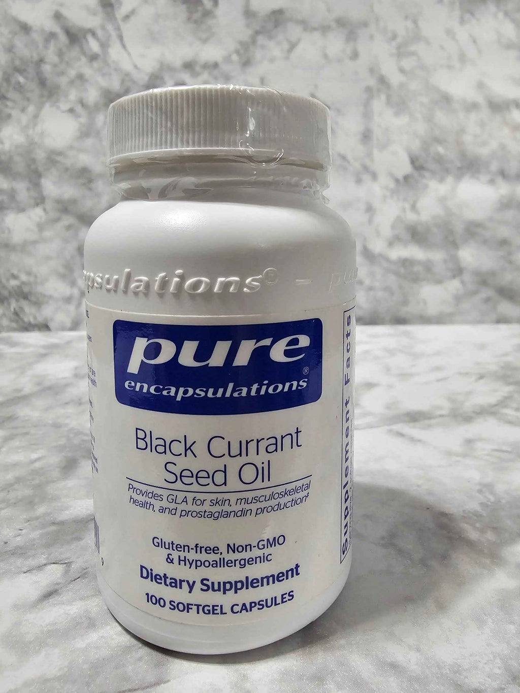 Pure Encapsulations Black Currant Seed Oil — 100 Softgel Capsules