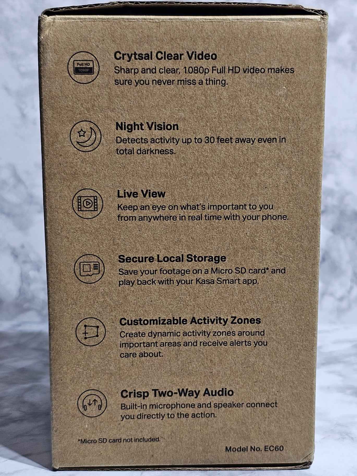 Kasa Spot 1080p Smart Home Security Camera — 24/7 Local Recording