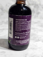 Gaia Herbs Black Elderberry Tonic with Raw Honey & ACV — 4 oz