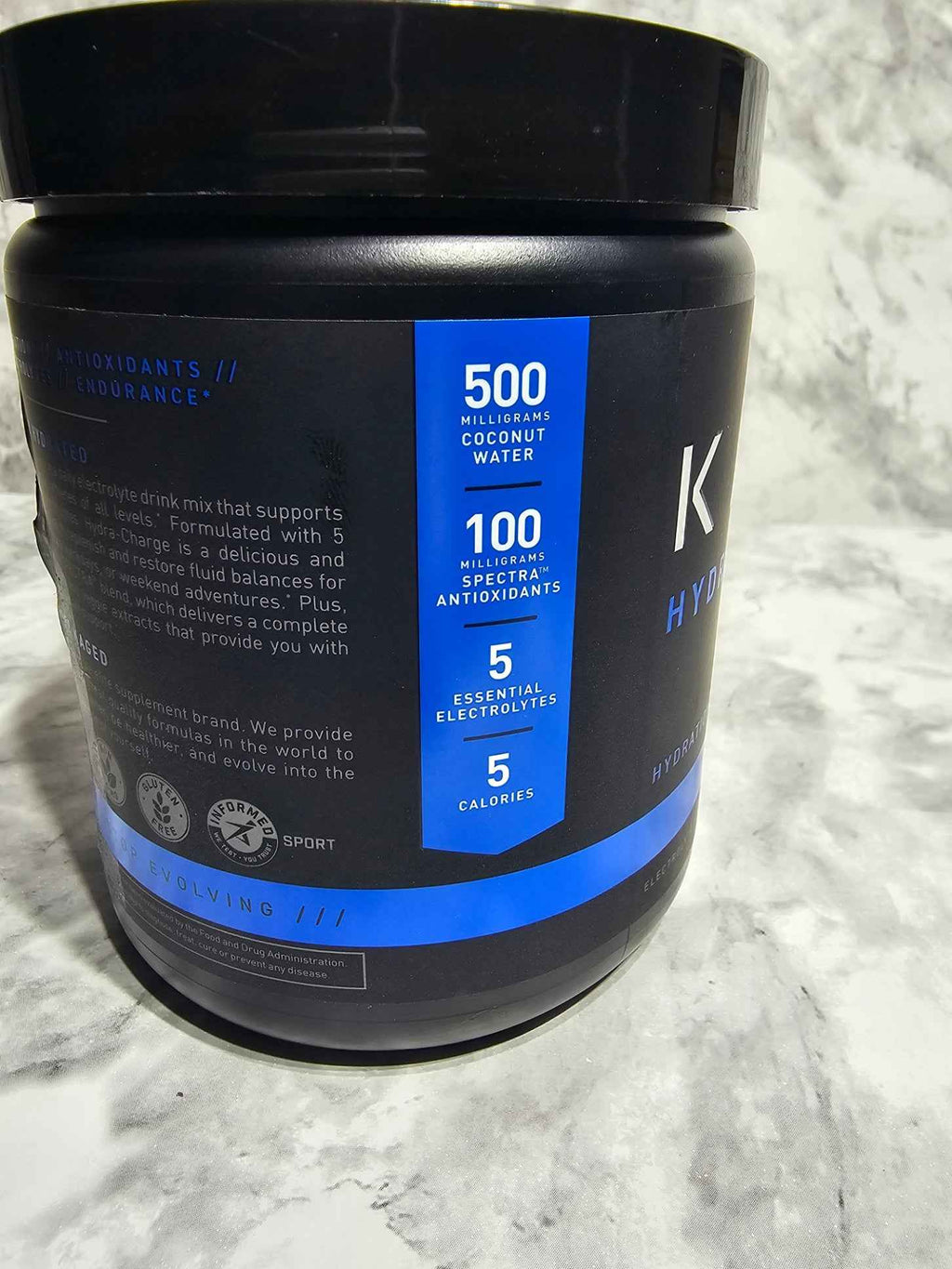Kaged Hydra-Charge Electrolyte Powder Fruit Punch - 60 Servings