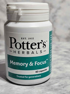 Bacopa monnieri Memory & Focus — Potter's Herbals (UK Import) 60 Count