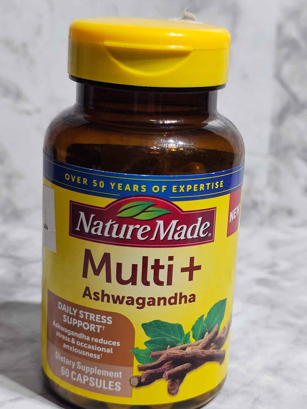 Nature Made Multi + Ashwagandha Daily Wellness Complex — 60 Capsules