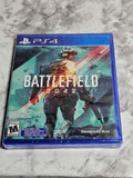 Actual front of Battlefield 2042 PS4 standard retail case with ESRB Mature 17+ rating.