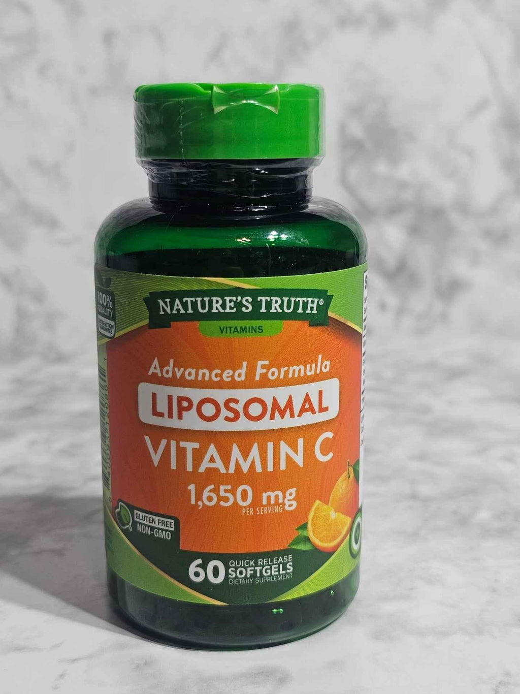 Nature's Truth Advanced Liposomal Vitamin C 1,650mg — 60 Softgels