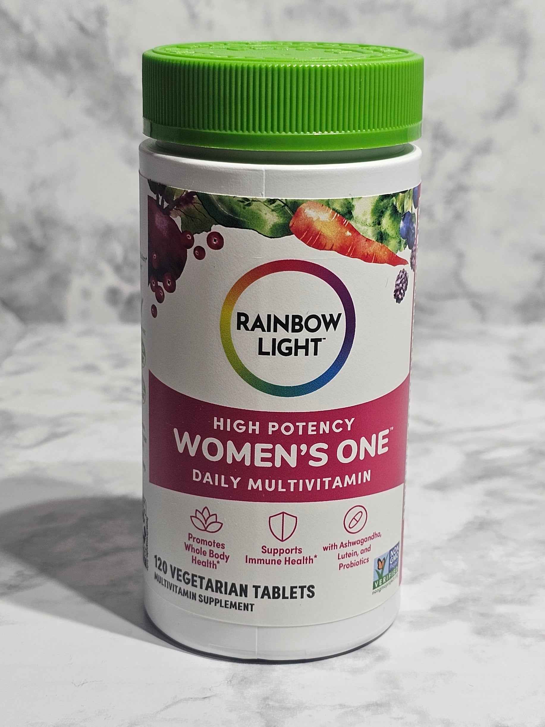 Rainbow Light Women's One Daily Multivitamin — 120 Vegetarian Tablets