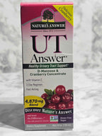 Nature's Answer UT Answer D-Mannose & Cranberry Liquid — 4 fl oz
