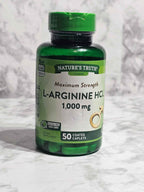 Nature's Truth L-Arginine HCl 1,000mg Maximum Strength — 50 Caplets
