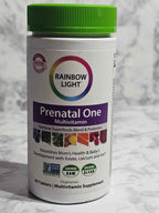 Rainbow Light Prenatal One multivitamin and probiotics, 90-tablet bottle