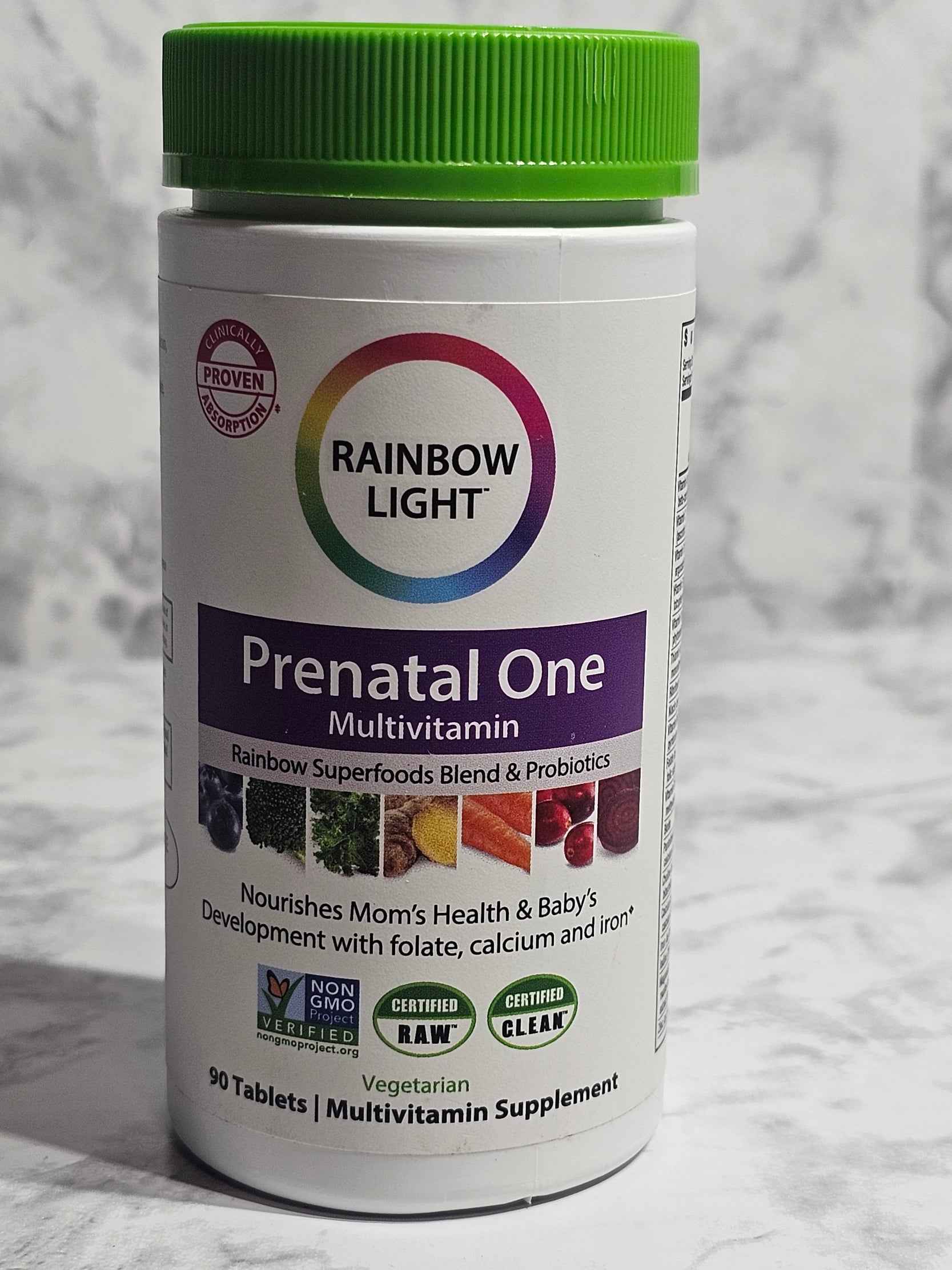 Rainbow Light Prenatal One Multivitamin & Probiotics — 90 Tablets