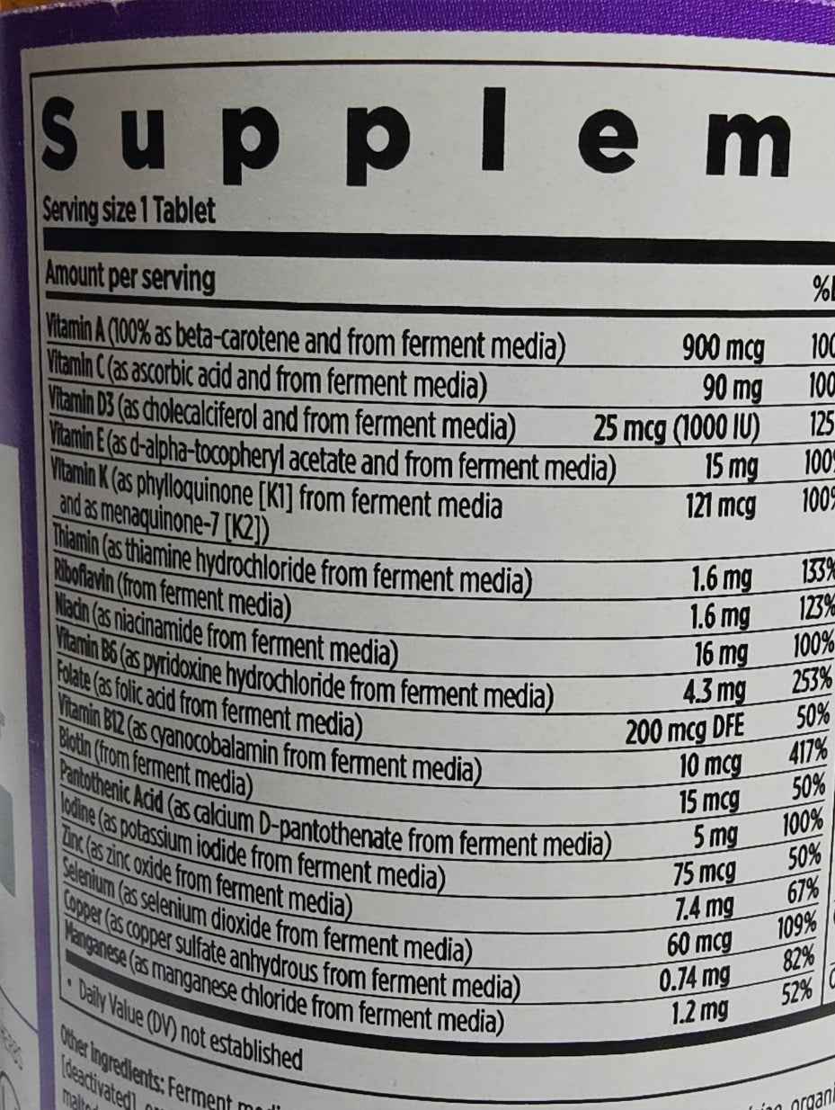 New Chapter Every Man's One Daily Multivitamin 40+ — 72 Tablets