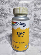 Solaray Zinc 50mg Amino Acid Chelate Complex — 100 VegCaps
