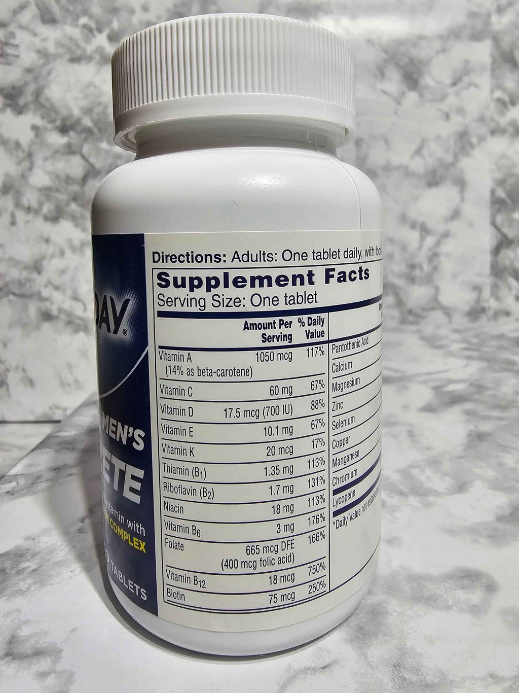 One A Day Men's Complete Multivitamin with Super 8 B-Complex — 120ct