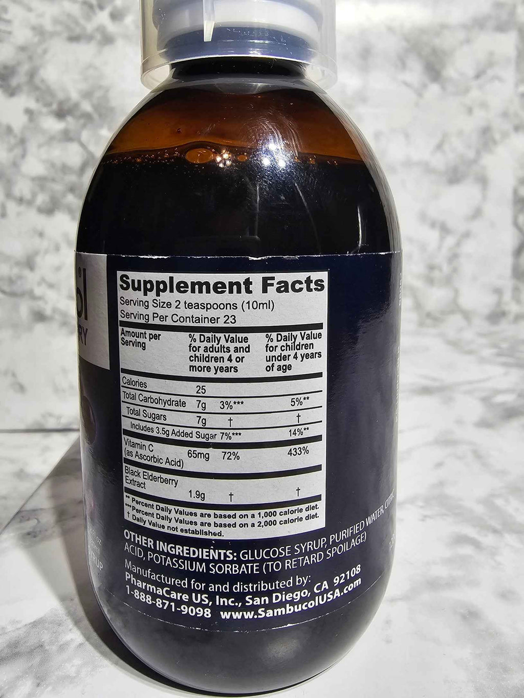 Sambucol Kids Black Elderberry Syrup — 7.8 fl oz (230 mL) Liquid