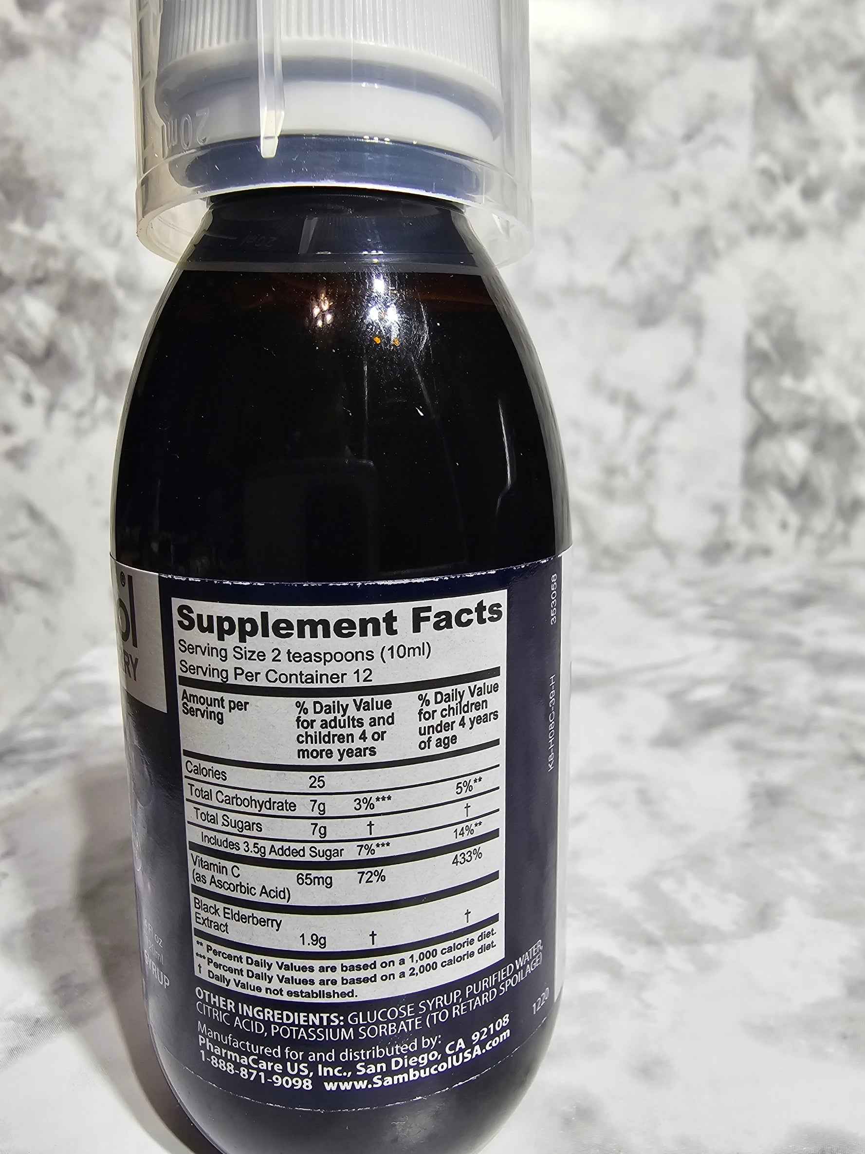 Sambucol Kids Black Elderberry Syrup — 4 fl oz (120 mL) Liquid