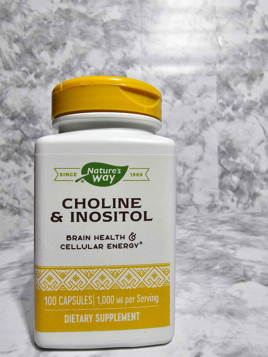 Nature's Way Choline & Inositol 1,000mg — 100 Capsules