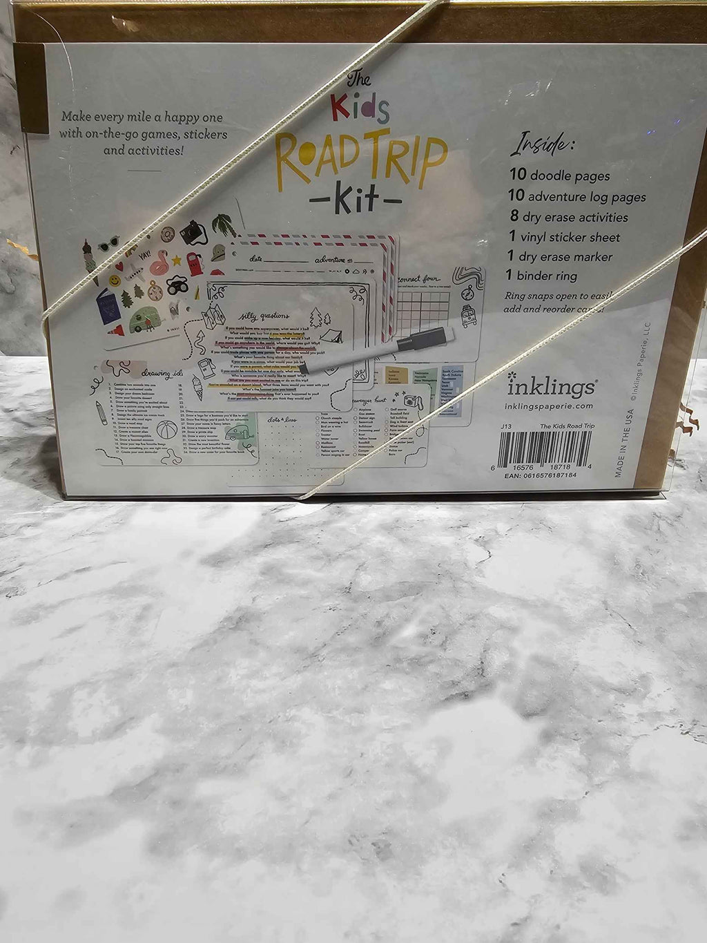 Inklings Paperie The Kids Road Trip Kit — Dry Erase Activity Set