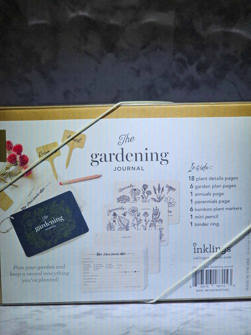 Inklings Paperie The Gardening Journal & Log Kit