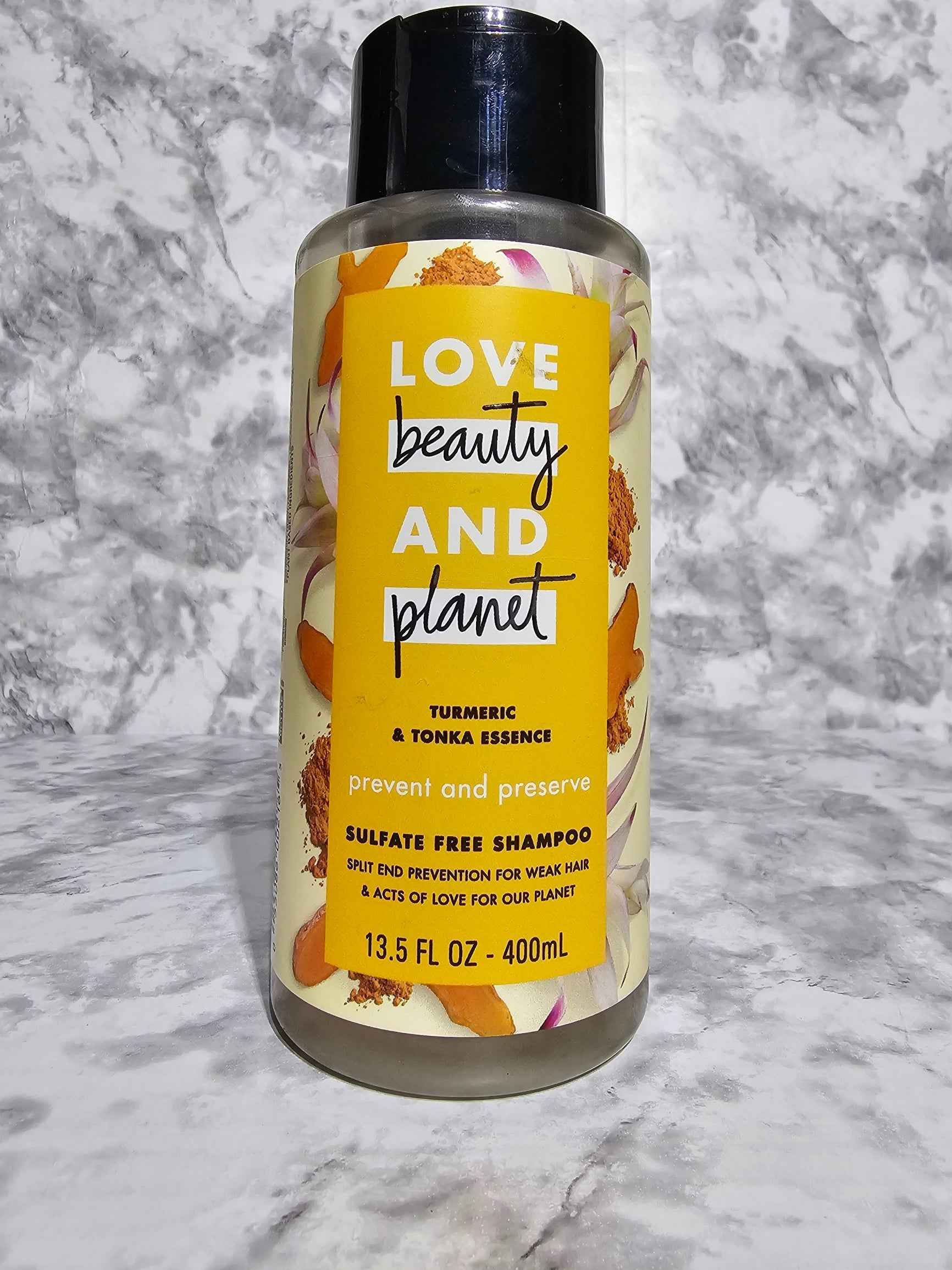 Love Beauty and Planet Turmeric & Tonka Sulfate-Free Shampoo — 13.5 oz