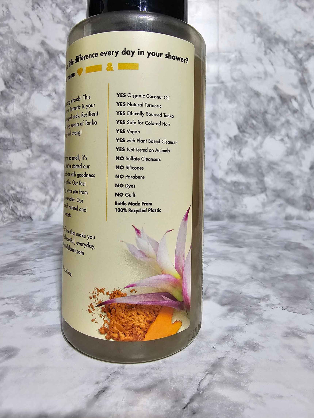 Love Beauty and Planet Turmeric & Tonka Sulfate-Free Shampoo — 13.5 oz