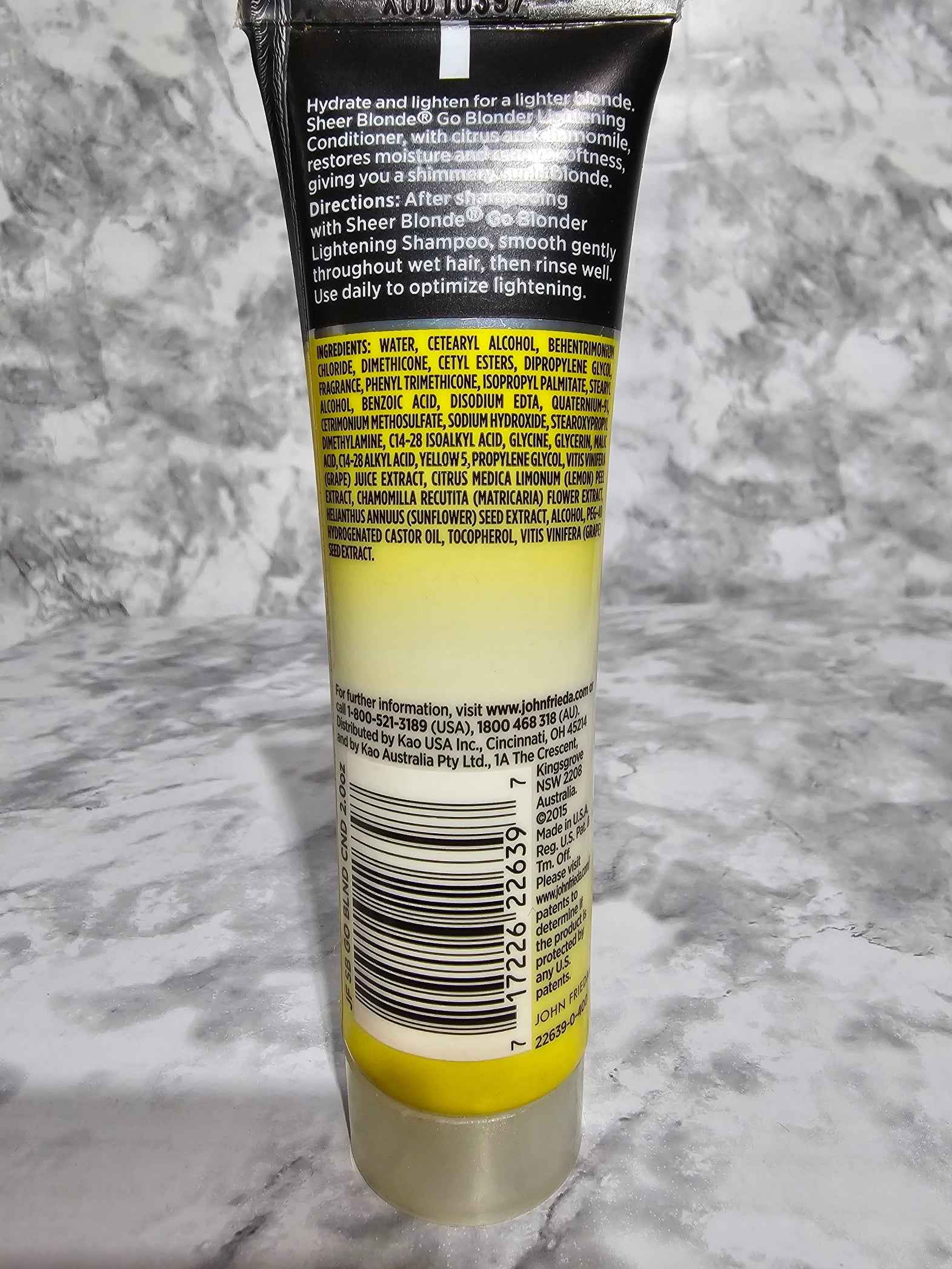John Frieda Sheer Blonde Go Blonder Lightening Conditioner — 2 oz Travel Size