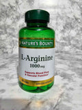 Nature's Bounty L-Arginine 1000mg — 50 Amino Acid Tablets
