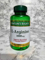 Nature's Bounty L-Arginine 1000mg — 50 Amino Acid Tablets