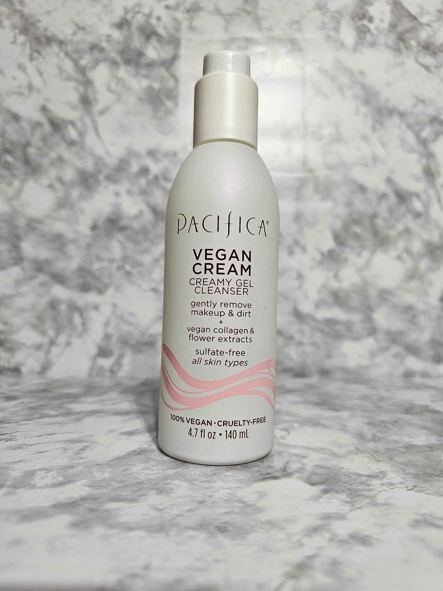 Pacifica Vegan Cream Creamy Gel Cleanser with Collagen — 4.7 oz