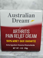 Australian Dream Arthritis Pain Relief Cream 4 oz